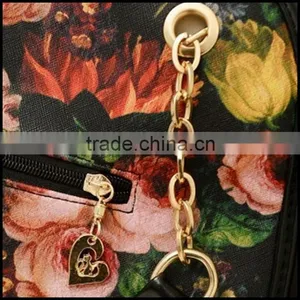 2014 New Female Bag and Painting Painting the Roses Retro Package Bag Printed Portable Bag thumbnail-2