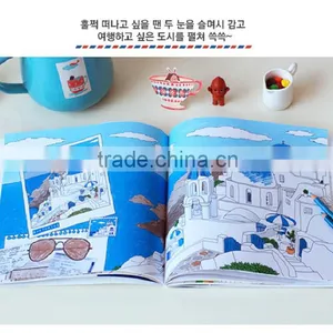 Wholesale New Arrive Hand-painted Secret Garden Series Coloring and the City Adult Coloring Books thumbnail-3