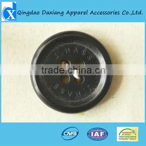 Round Black Natural Fashion Design Corozo Nut Suit Button thumbnail-1