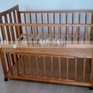Wooden Baby Crib thumbnail-1