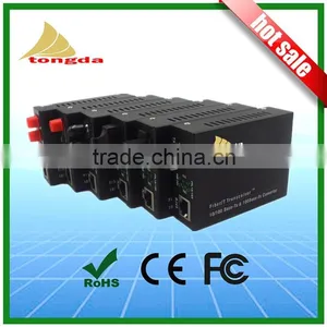 High Quality 10/100/1000M 20km FC Single Fiber Single Mode Fiber Optic Media Converter thumbnail-2