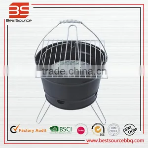 Mini Triangle Portable Charcoal BBQ Grill With Retractable Height thumbnail-1
