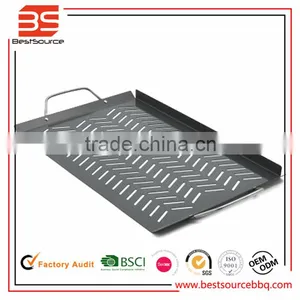 Professional Custom Portable Charcoal BBQ Grill Pan For Outdoor Or Indoor BBQ Time thumbnail-1