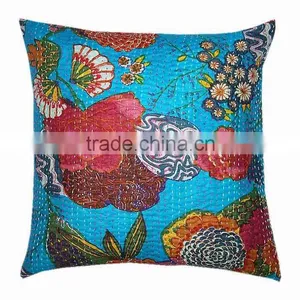 Handmade Beach Cushion Covers Vintage Kantha Cushion Covers Online thumbnail-1