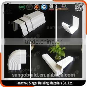 .Hot Sale Plastic Rain Water Gutter/K-style Rain Water Gutter/PVC Rain Water Gutter thumbnail-2