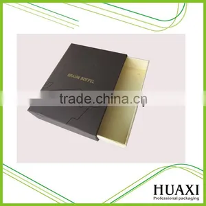 Custom Size Black Coated Paper Drawer Box for Gift Packing thumbnail-2
