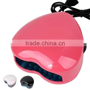 2015 Professional Hot New Heart Shaped Led Lamp 3W Portable Nail Dryer thumbnail-3