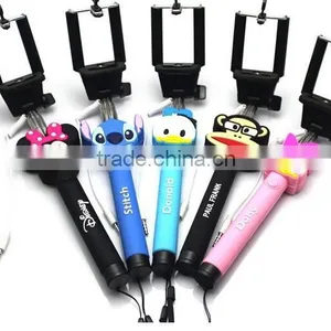 Factory Wholesale Hello Kitty Baymax Micky Selfile Stick No Bluetooth No Battery thumbnail-3