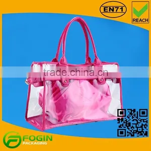 Pvc Jelly Tote Bag Candy Handbag thumbnail-1