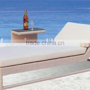 00 Aluminum Furniture Outdoor Comfortable Leisure Rattan Sun Double Sofa Bed Sets YPS066 thumbnail-6