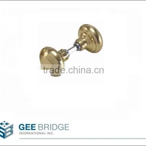 0105009 Solid Brass Door Cabinet Passage Knob Set thumbnail-1
