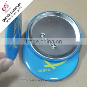 Made in China Guangzhou Factory Manufacture Selling Irregular Tin Badge thumbnail-2