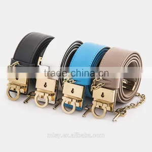 Charming Exotic Ladies Leather Belt Attractive Women Genuine Belt Metal Buckle Leather Belt thumbnail-2