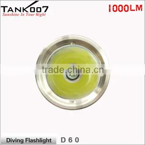Tank007 D60 New Design 1000LM High Power Diving Flashlight, Diving Light, Diving Torch thumbnail-4
