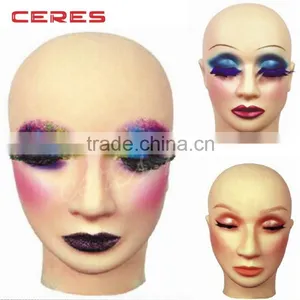 Salon Professional Practice Training Female Makeup Mannequin Head for Training Eyelash Extension thumbnail-1