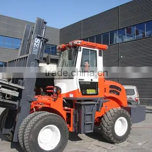 Diesel Rough Terrain Forklift With CE/ISO for 5Ton Capacity thumbnail-1
