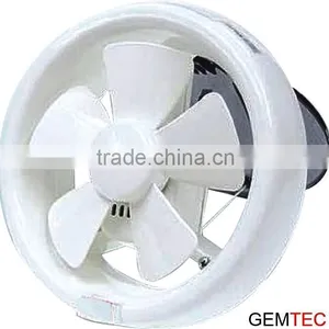 Toilet Window Mounted/Install Exhaust Round Fan With PVC Ring to Prevent Water,with CB CE Certificate thumbnail-1