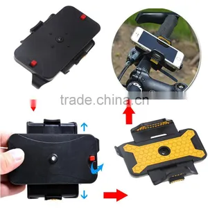 Universal Bike Bicycle Mobile Phone Handlebar Holder 53mm-83mm Adjustable Width With Cushion Mount Base for IPhone/Samsung/LG thumbnail-2