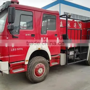 Sinotruck Howo Mini Fire Truck Double Cab for Sale thumbnail-3