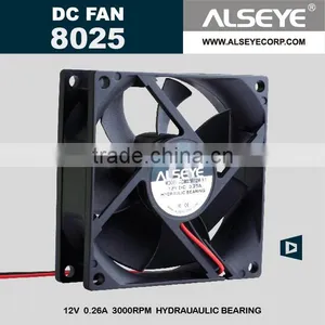 Alseye CB2501 Manufacture 80mm 12v dc Axial Cooler Fan 48v thumbnail-1