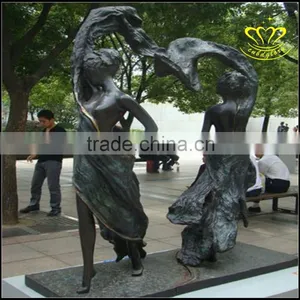 Ballet Dance Figure Bronze Sculpture Garden Scenic Spot in City Landscape Decoration thumbnail-6