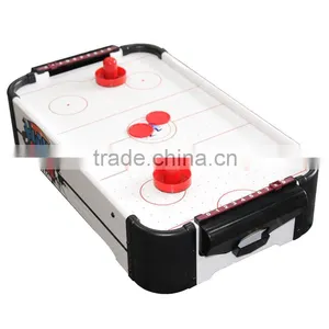 Tabletop Mini Electric Powered Airhockey Game for Kids 20inch Mini Air Hockery Table Top White Color thumbnail-1