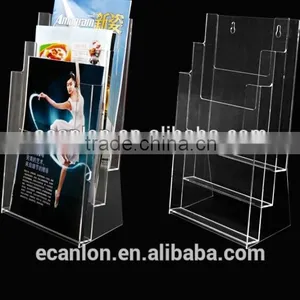 PMMA Book Stand Book Rack Brochure Holder thumbnail-1