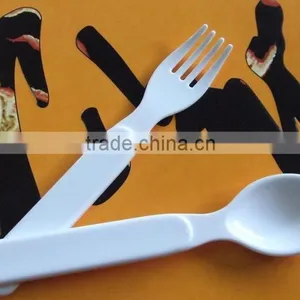 PP Plastic Fork and Spoon thumbnail-1