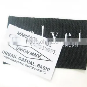 Chinese Factory Made 100% Cotton Washable Clothing Labels thumbnail-1
