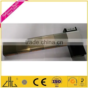 Wow!!! Electrophoresis Champagne, Pure White, Black Aluminium Profile Hollow Section / Wood Color Electrophoresis Aluminium Pipe thumbnail-6