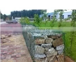 Rock Filled Galfan Wire+pvc Coated Gabion Baskets/gabion Box 2m*1m*1m thumbnail-4