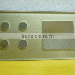 Square and Round Switch Panel Glass Use for Home Appliance Ultra Clear Glass thumbnail-1