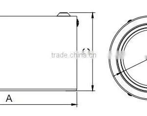 Singapore, 8inch 22W Flush Mount Led Downlight Lite, White or Black Finish, Flush Mount Led Downlight Fitting thumbnail-6