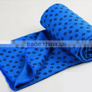 Wholesale Custom Logo Anti-slip Fibre Folding Yoga Mat Towel thumbnail-4