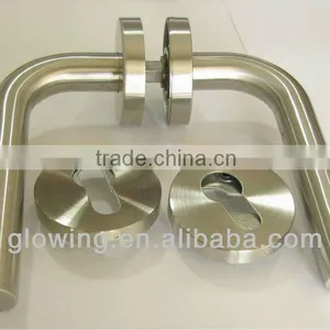 HL002 Stainless Steel Tube Lever Type Main Door Handle thumbnail-5