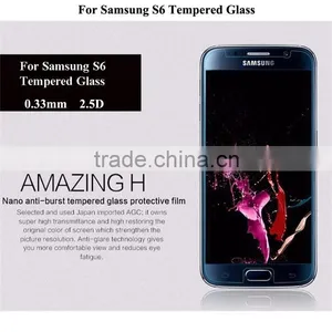 9 Hardness Front Tempered Glass Screen Protector Film For Samsung S6 Touch Glass thumbnail-1