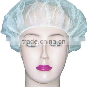 Disposable Nonwoven Bouffant Caps For Medical Use Nurse Cap thumbnail-2