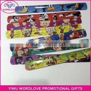 Custom Reflective Slap Band/reflective PVC Wristband/wide Pvc Slap Bracelet thumbnail-1