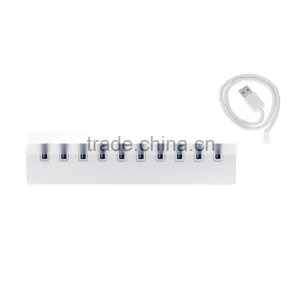 Aluminum Alloy Multi 10 Port USB 3.0 HUB thumbnail-3