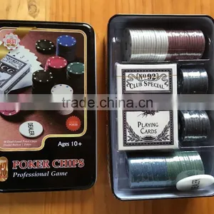 80 Chip Poker Chip Game Set thumbnail-2
