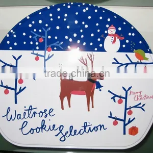 Christmas Tin Box, Christmas Gift Tin Box, thumbnail-1
