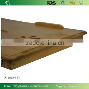 BH004/Light Folding Laptop Versatile Bamboo Serving Table Bed Tray With Long Leg thumbnail-3