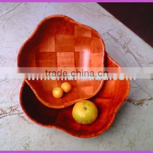 Wooden Salad Bowl,Sea Star Shape,Pentagon Salad Bowl thumbnail-1