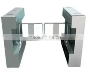 Fingerprint/RFID Electrical Swing Turnstile Barrier Gate for Entrance Security thumbnail-1