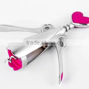Newly Design Heart Shape Zinc Alloy Kitchen Tools Corkscrew thumbnail-2