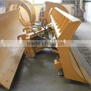 Wheel Loader Optional Equipment Snow Plow , OEM Service Snowplow 1100*3500mm For LG936l/LG933L From China thumbnail-1