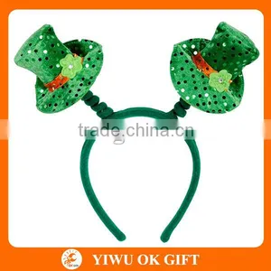 St Patrick's Day Sequin Hat Headband thumbnail-1