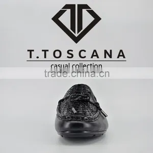 2016 Men Comfortable Hot Sell Python Leather Driving Casual Shoes thumbnail-3