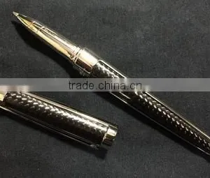 Luxury Carbon Fiber Metal Ball Pen With Customer Logo thumbnail-2