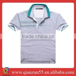 2013 Wholesale Short Sleeve Print Logo Fashion Design us Custom Shirts Polo thumbnail-1